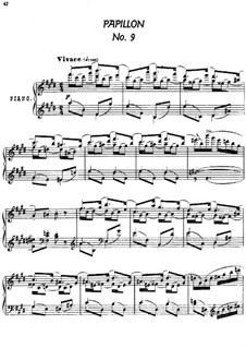 Twenty-Four Characteristic Pieces, Op.36: No.9 Papillon (Butterfly) by Anton Arensky