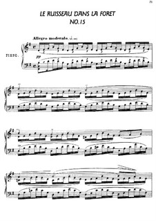 Twenty-Four Characteristic Pieces, Op.36: No.15 Le Ruisseau dans la foret (The Brook in the Forest) by Anton Arensky