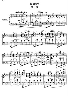 Twenty-Four Characteristic Pieces, Op.36: No.17 Le Reve (The Dream) by Anton Arensky