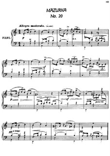 Twenty-Four Characteristic Pieces, Op.36: No.20 Mazurka by Anton Arensky