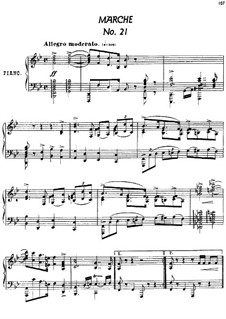 Twenty-Four Characteristic Pieces, Op.36: No.21 Marche (March) by Anton Arensky