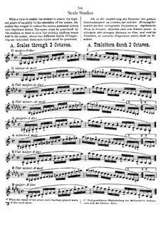 Scale Studies for Violin: Scale Studies for Violin by Hans Sitt