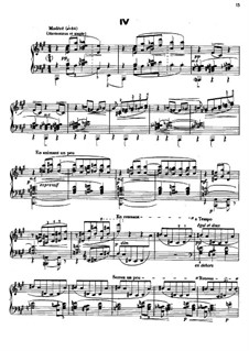 No.4 Les sons et les parfums tournent dans l'air du soir: For piano by Claude Debussy