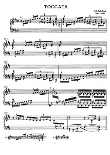 Toccata in D Major, BWV 912: For piano by Johann Sebastian Bach