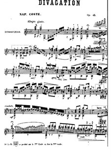 Divagation, Op.45: Divagation by Napoléon Coste