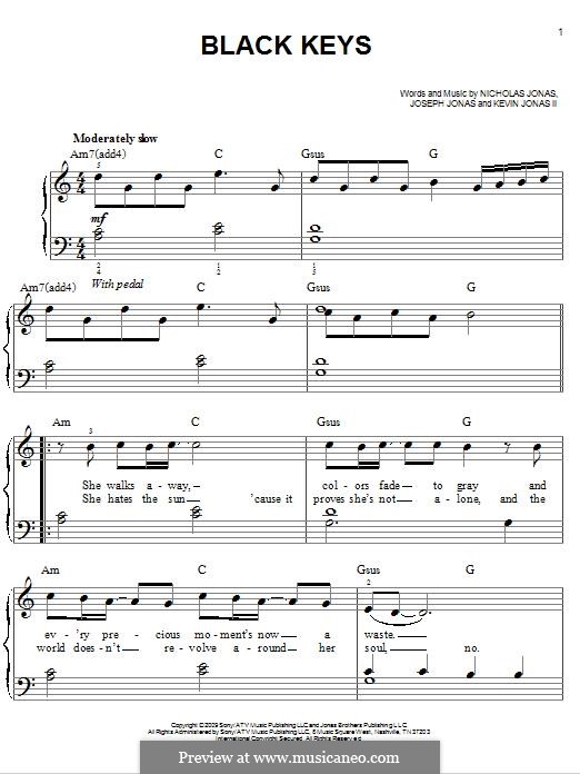 Black Keys (Jonas Brothers) by J. Jonas, K. Jonas Sr., N. Jonas on