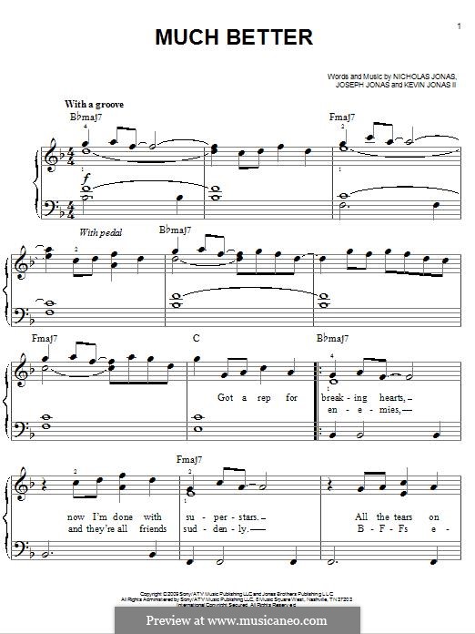 Much Better (Jonas Brothers) by J. Jonas, K. Jonas Sr., N. Jonas on