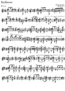 Three Pieces, Op.33: Piece No.3 by Fernando Sor