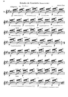 Estudio de Concierto: Estudio de Concierto by Antonio Cano Curriella