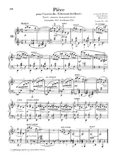 Pièce pour le Vêtement du blessé, L.133: Pièce pour le Vêtement du blessé by Claude Debussy