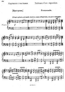 Complete Cycle: For piano by Modest Mussorgsky