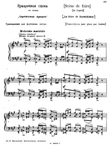 The Fair: For piano by Modest Mussorgsky