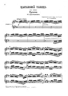 Mermaid: Act II. Gipsy Dance, for Two Pianos Four Hands – Piano I by Alexander Dargomyzhsky