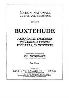 Selected Works: For organ by Dietrich Buxtehude