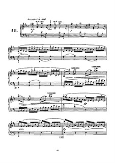 Sonata No.411 in D Major, K.23 L.411 P.79: For piano by Domenico Scarlatti