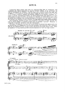 La farce du cuvier: Act II, for voices and piano by Gabriel Dupont