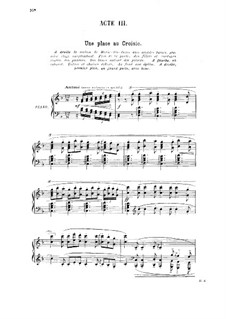 La glu: Act III, for voices and piano by Gabriel Dupont