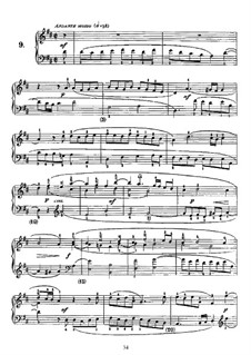 Sonata in D Major, K.287 L.S9 P.310: For piano by Domenico Scarlatti