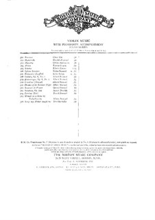 No.5 Berceuse (Lullaby): Score by César Cui