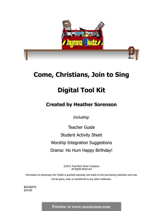 Come, Christians, Join To Sing: Come, Christians, Join To Sing by Heather Sorenson