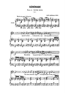 Serenade: Piano-vocal score (E Flat Major) by Charles Gounod