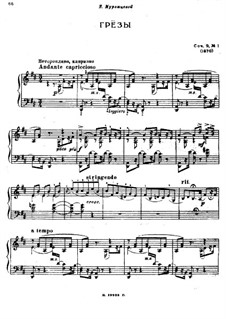 Three Pieces, TH 131 Op.9: No.1 Dreams by Pyotr Tchaikovsky