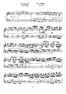 Twelve Pieces , TH 138 Op.40: No.7 In the Village by Pyotr Tchaikovsky