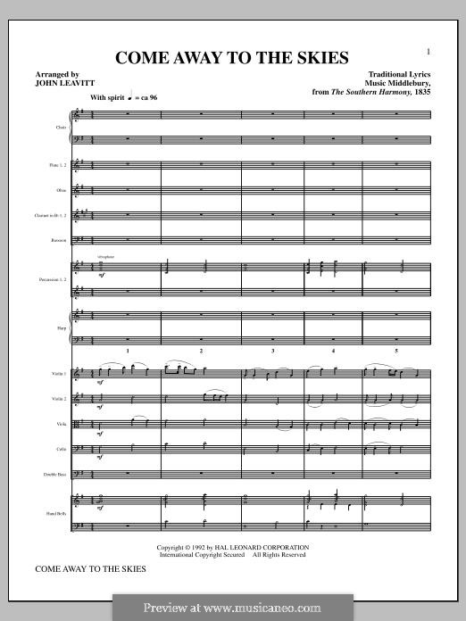 Come Away to the Skies: Full Score by Unknown (works before 1850)