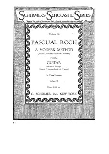 A Modern Method for Guitar: Volume II by Francisco Tárrega