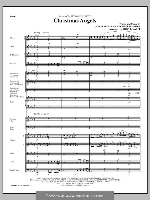 Christmas Angels: Full Score by Jonas Myrin, Michael W. Smith