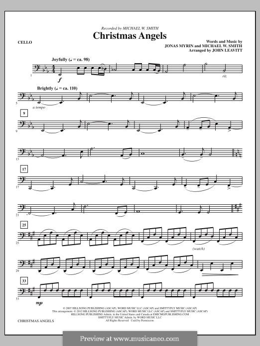 Christmas Angels: Cello part by Jonas Myrin, Michael W. Smith