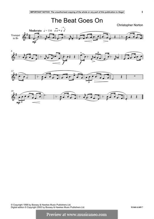 The Beat Goes On by C. Norton sheet music on MusicaNeo