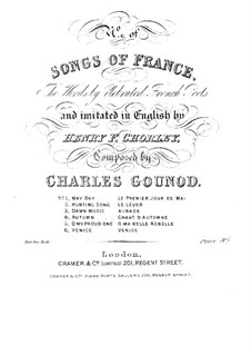 Venice: For voice and piano four hands by Charles Gounod