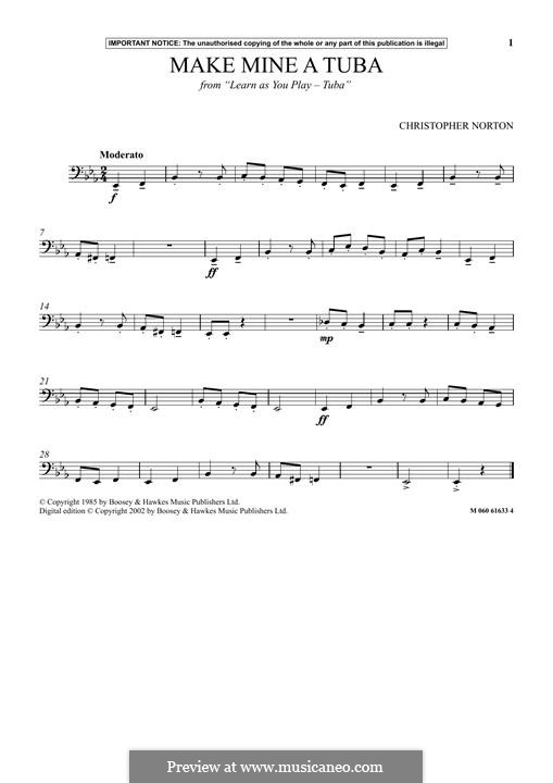Make Mine a Tuba (from Learn As You Play Tuba): Make Mine a Tuba (from Learn As You Play Tuba) by Christopher Norton