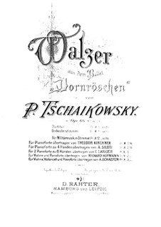 Waltz: For two pianos eight hands – piano II part by Pyotr Tchaikovsky