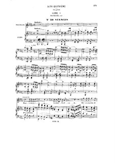 Polyeucte: Act IV. Arrangement for voices and piano by Charles Gounod