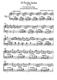 Vingt-cinq études faciles, Op.50: Complete set by Louise Farrenc