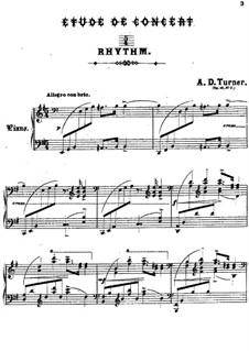 Concert Etude in E Minor, Op.16: Concert Etude in E Minor by Alfred Dudley Turner