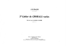 Complete Works for Organ: Volume II, Book III by Johann Sebastian Bach