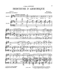 Berceuse d'Armorique: Berceuse d'Armorique by Poldowski