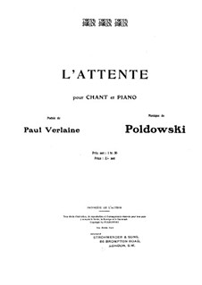 L'attente: L'attente by Poldowski