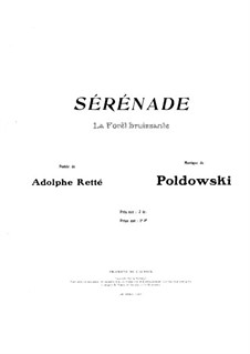 Serenade for Voice and Piano: Serenade for Voice and Piano by Poldowski