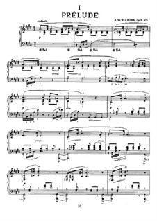 Prelude and Nocturne for the Left Hand, Op.9: For a single performer by Alexander Scriabin