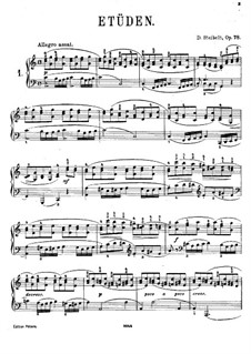 Twenty-Five Etudes for Piano, Op.78: Etude No.1 in C Major by Daniel Steibelt
