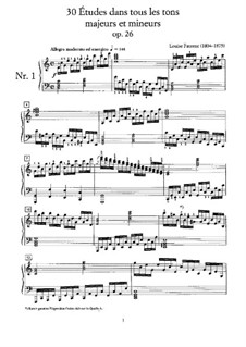 Trente études dans tous les tons majeurs et mineurs (Etudes in All Major and Minor Keys), Op.26: Complete set by Louise Farrenc