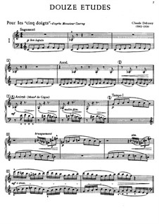 Etudes, L.136: Complete set by Claude Debussy