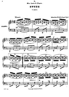 Etude in C Minor, Op.11: Etude in C Minor by Sebastian B. Schlesinger