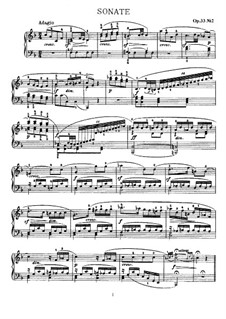 Three Sonatas, Op.33: Sonata No.2 by Muzio Clementi
