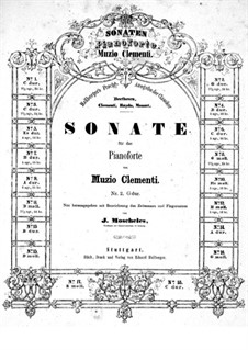 Three Sonatas, Op.40: Sonata No.1 by Muzio Clementi