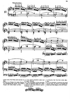 Tausig Edition: Etude No.17 by Muzio Clementi